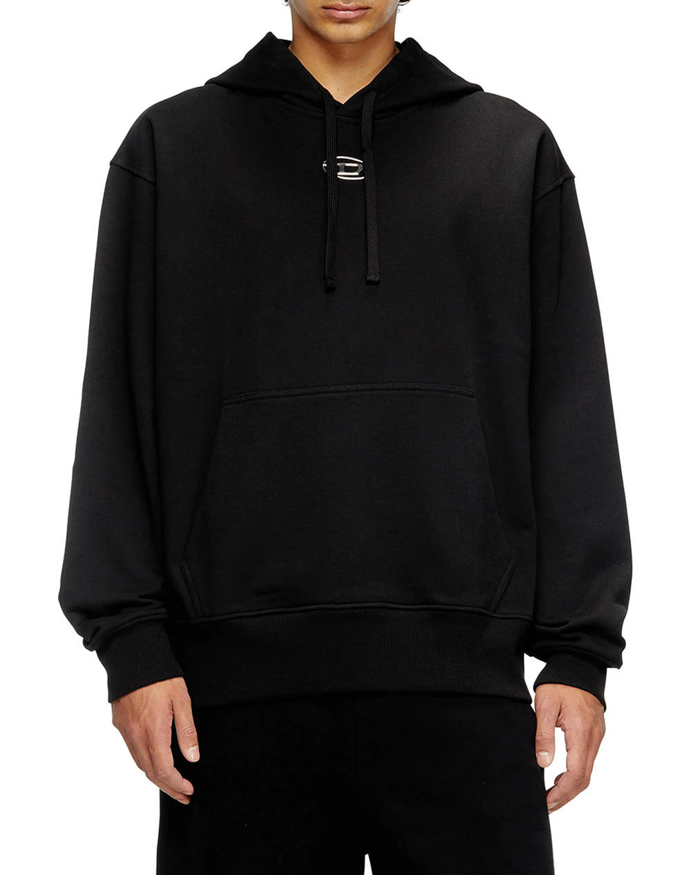 DIESEL DIESEL S-MACS-HOOD-OD SWEAT-SHIRT A098560BMBJ-9XX Black