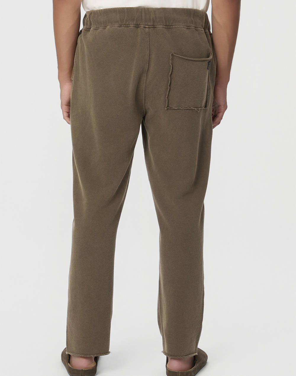 DIRTY LAUNDRY THE RAW EDGES SWEATPANT DLMSP000096-VINTAGE MOCHA Cappuccino φωτογραφία