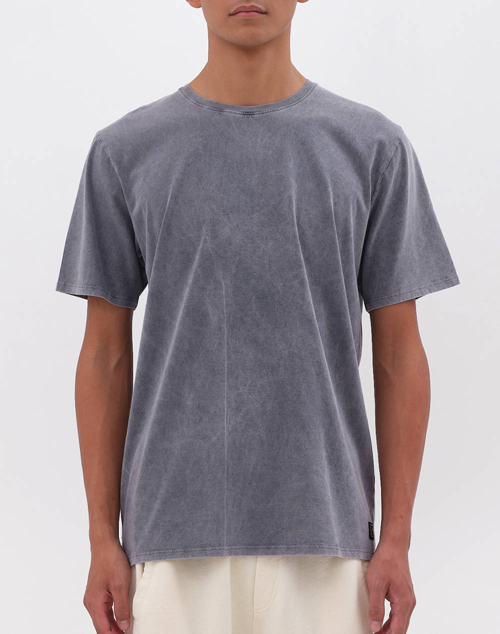 DIRTY LAUNDRY Regular Fit T-Shirt DLMT000640-VINTAGE GREY DarkSlateGrey