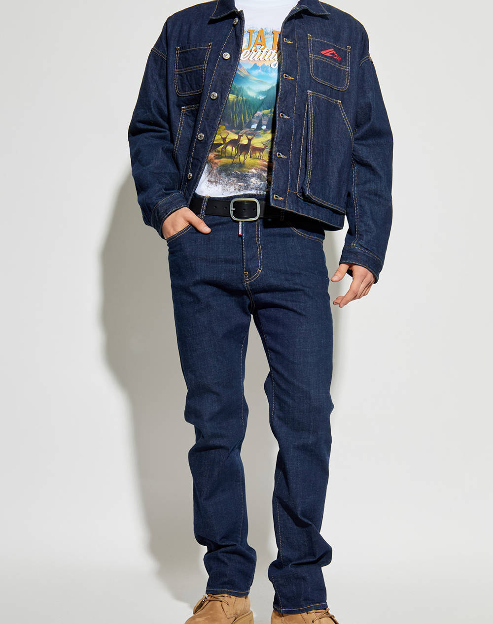 DSQUARED2 ΠΑΝΤΕΛΟΝΙ 5ΤΣΕΠΟ S74LB1739S30664-470 DenimBlue φωτογραφία