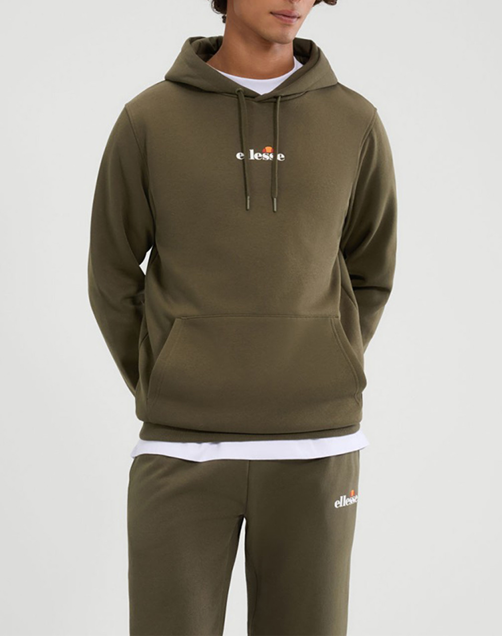 ELLESSE MENS FUNDAMENTALS PERSHUTA 2 OH HOODY ΦΟΥΤΕΡ ΑΝΔΡΙΚΟ SHB23242-506 Khaki