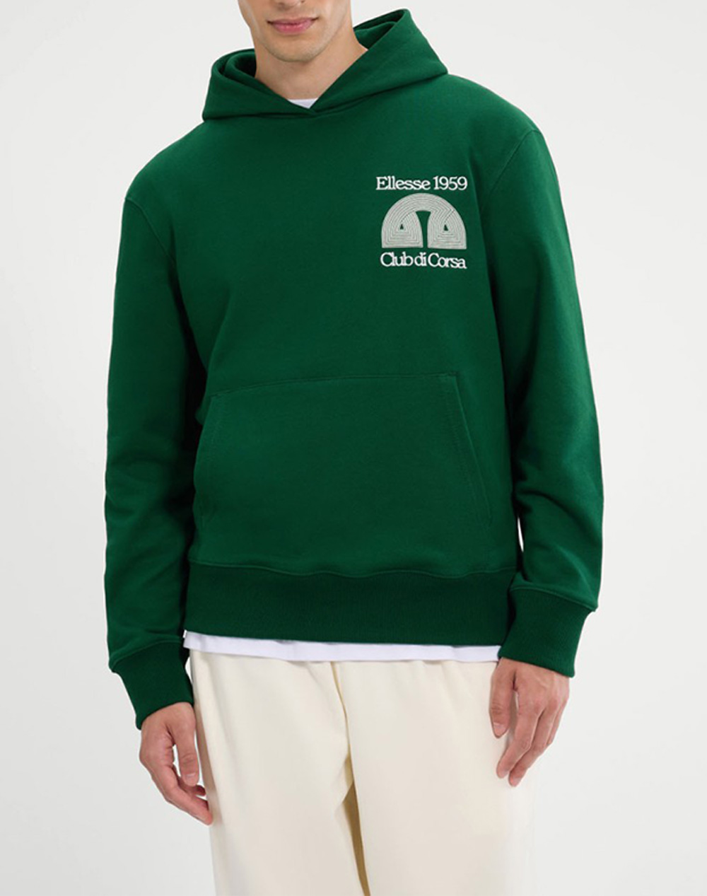 ELLESSE GRAPHICS CLUB DI CORSA HOODIE ΦΟΥΤΕΡ ΑΝΔΡΙΚΟ SHB23148-502 DarkGreen