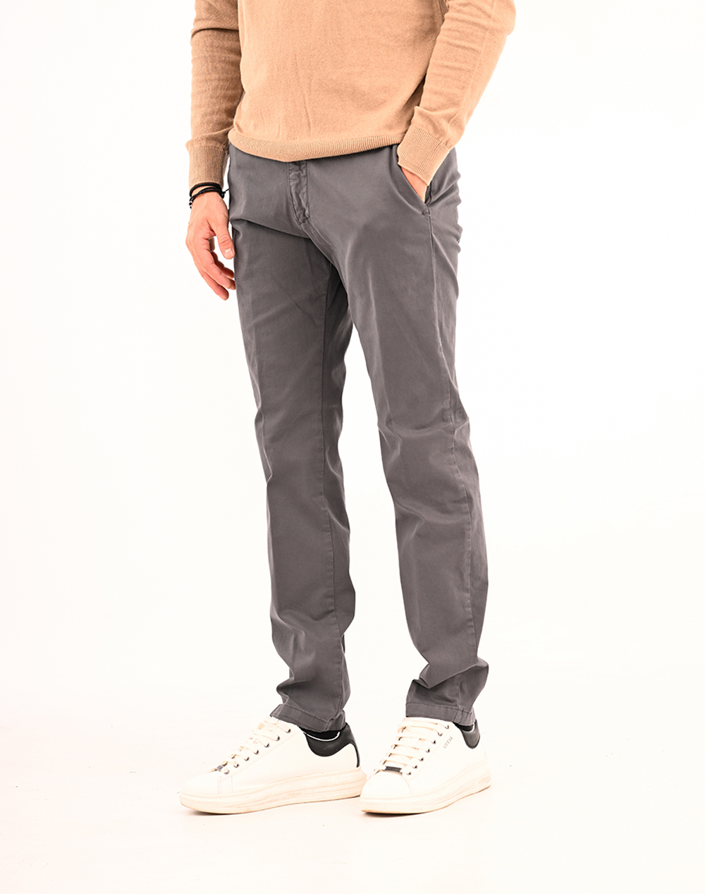 FOURTEN FOUR TEN ΠΑΝΤΕΛΟΝΙ CHINO T910200001-00070 Gray