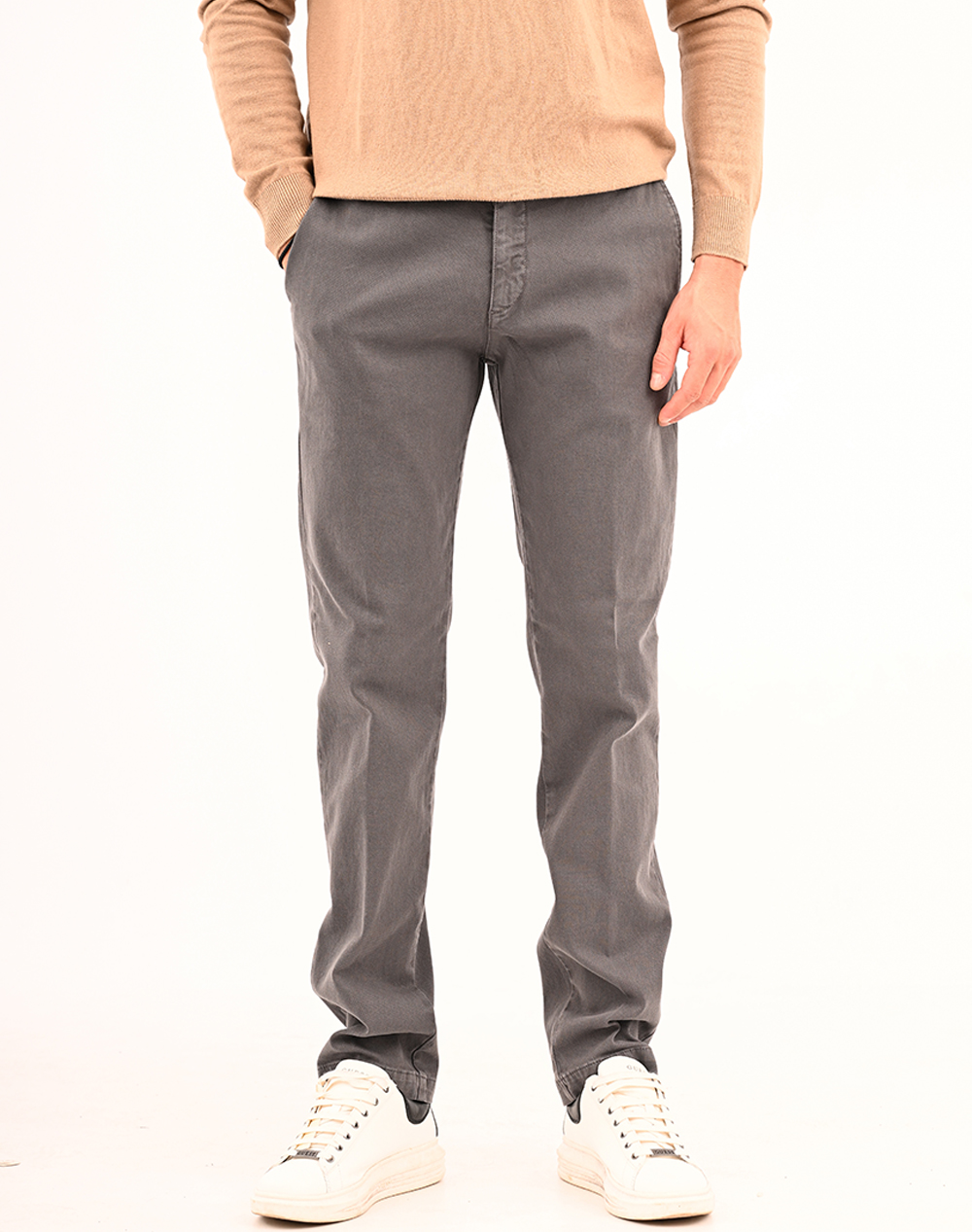 FOUR TEN ΠΑΝΤΕΛΟΝΙ CHINO T9036200015-00070 Gray φωτογραφία