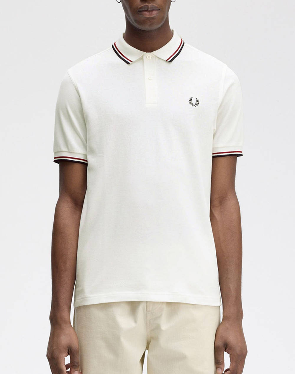 Ανδρικά ρούχα και beachwear fred perry σε λευκο