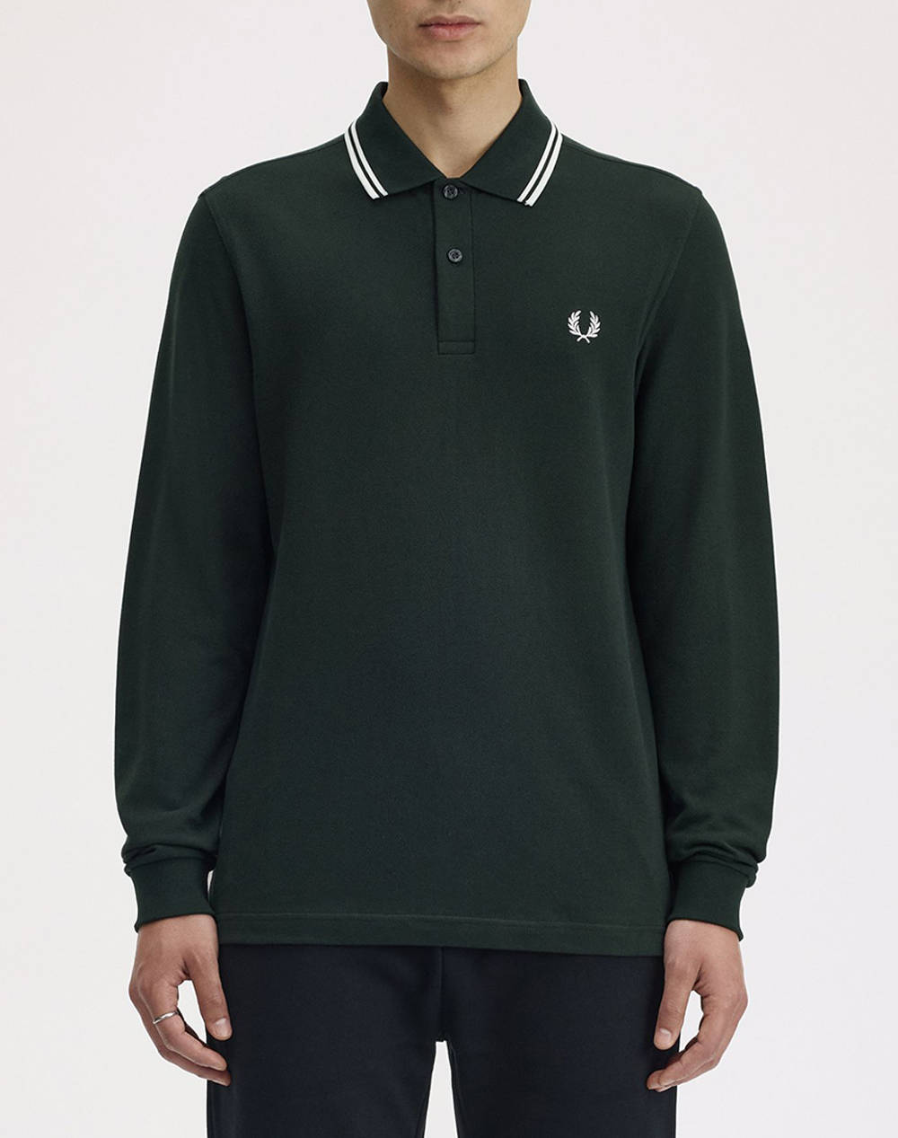 FRED PERRY ΜΠΛΟΥΖΕΣ FRED PERRY M3636-T50 DarkGreen