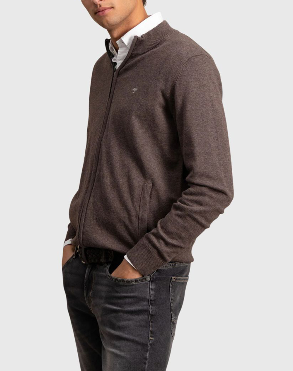 FYNCH-HATTON FYNCH-HATTON KNITWEAR SFPK 212-860 Brown