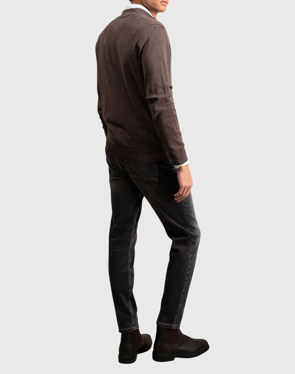 FYNCH-HATTON KNITWEAR SFPK 212-860 Brown φωτογραφία