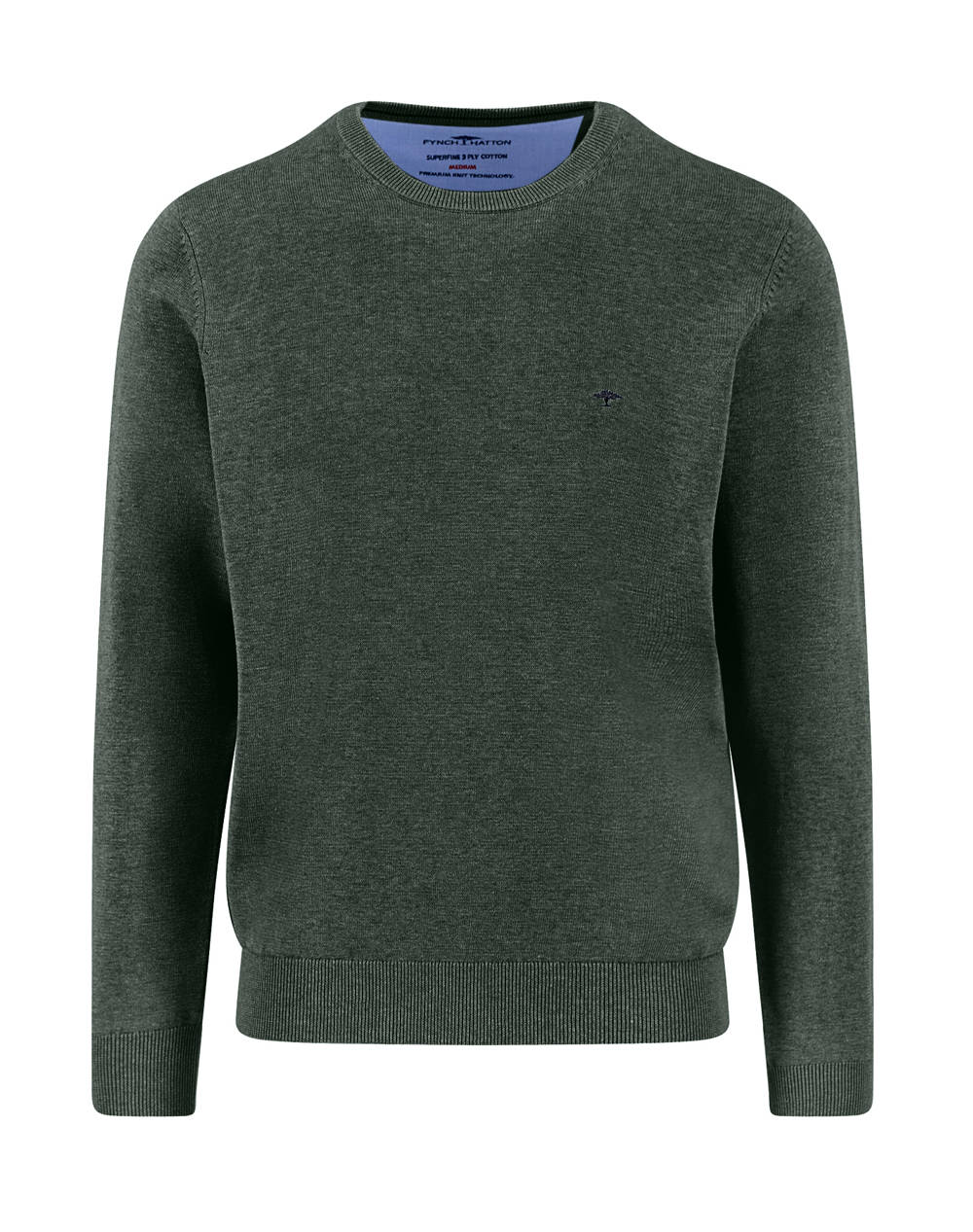 FYNCH-HATTON KNITWEAR 1514 210-737 DarkGreen