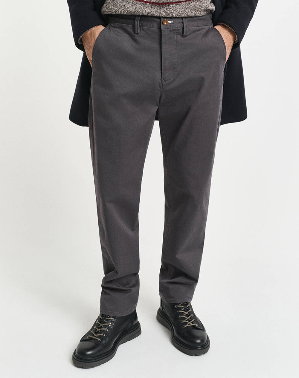 GANT ΠΑΝΤΕΛΟΝΙ REGULAR TWILL CHINOS 3G1505222-34-162 DarkSlateGrey