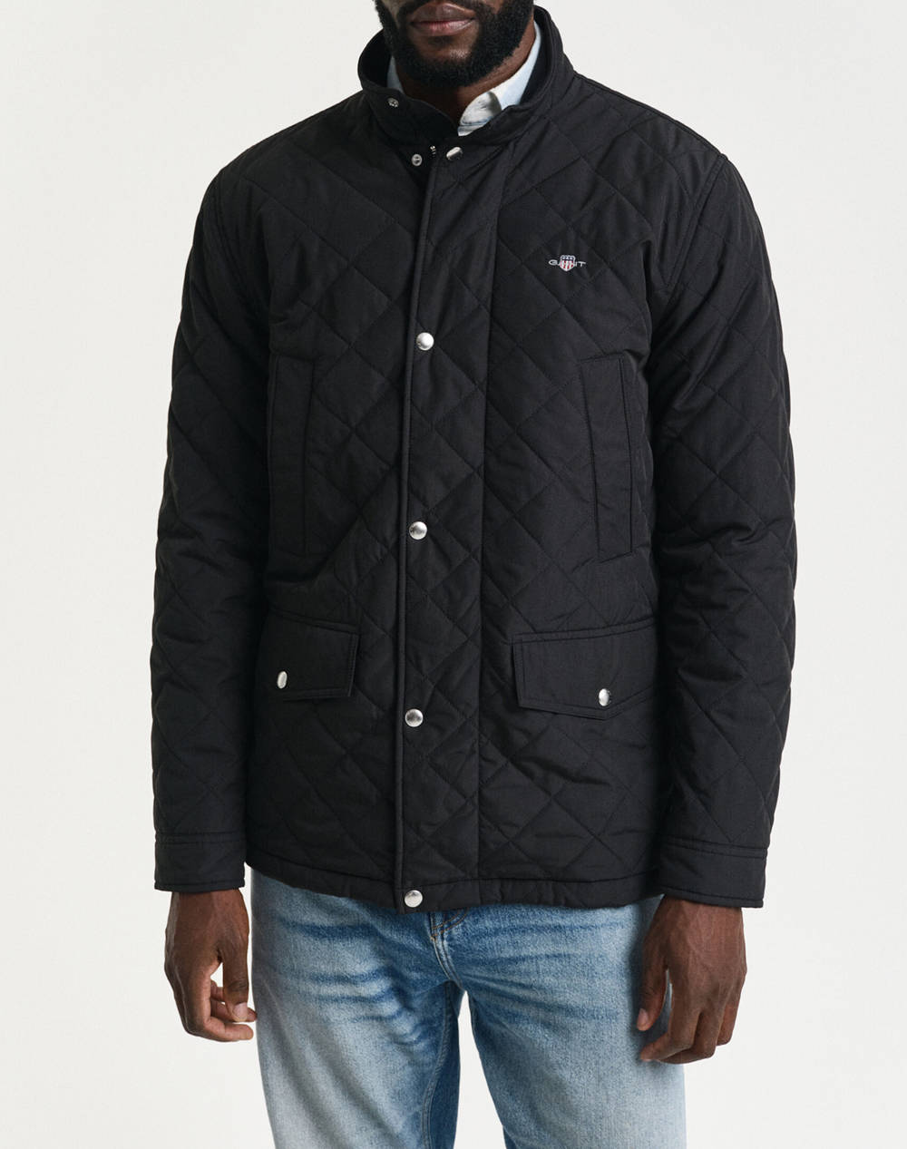 GANT ΜΠΟΥΦΑΝ QUILTED WINDCHEATER MID JACKET 3G7006497-5 Black