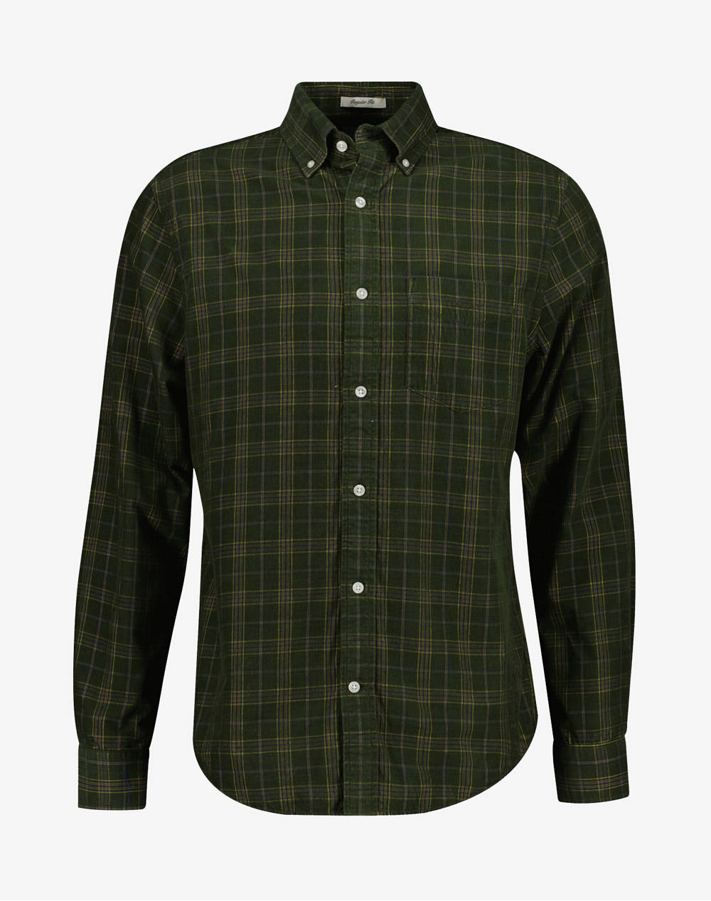 GANT ΠΟΥΚΑΜΙΣΟ ΜΜ REG CORDUROY CHECK SHIRT 3G3250231-360 DarkGreen