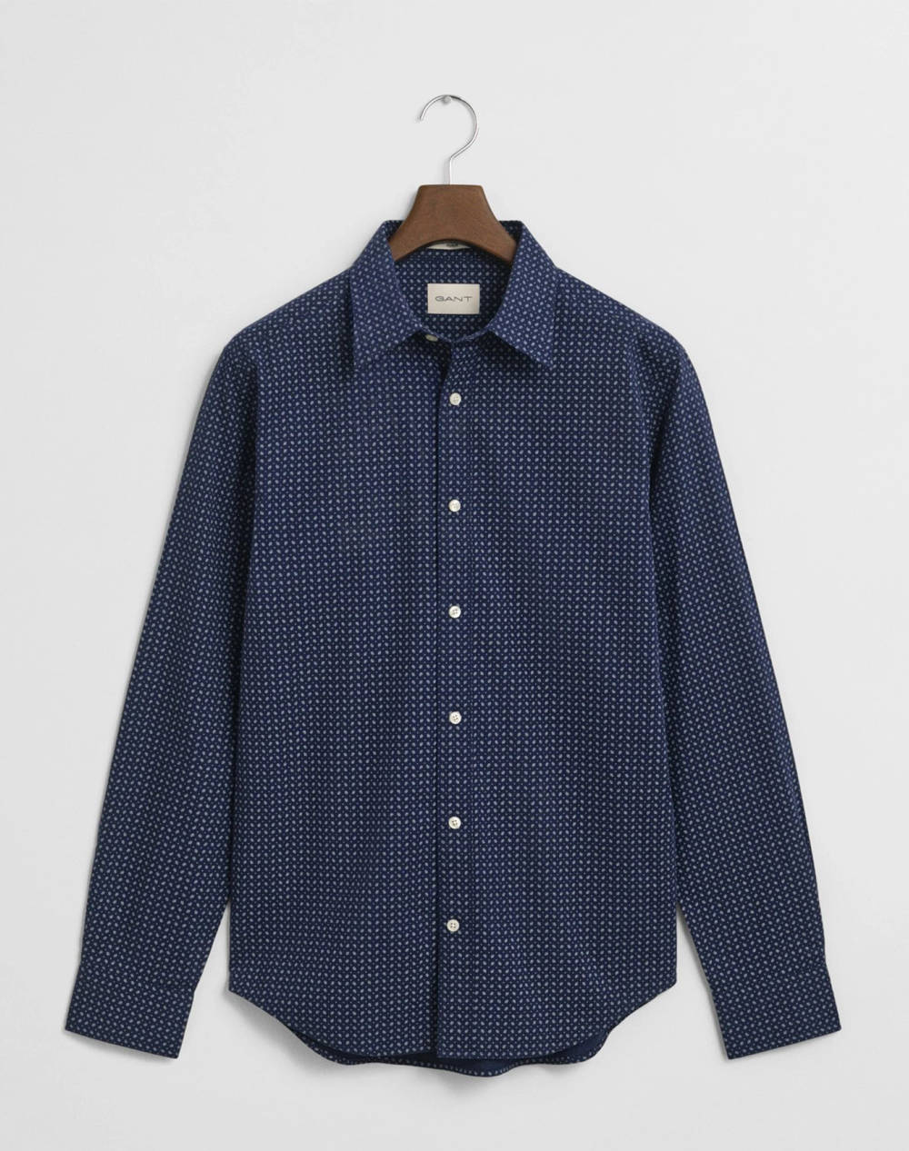 GANT ΠΟΥΚΑΜΙΣΟ ΜΜ REG MICRO PRINT SHIRT 3G3250219-409 DarkBlue