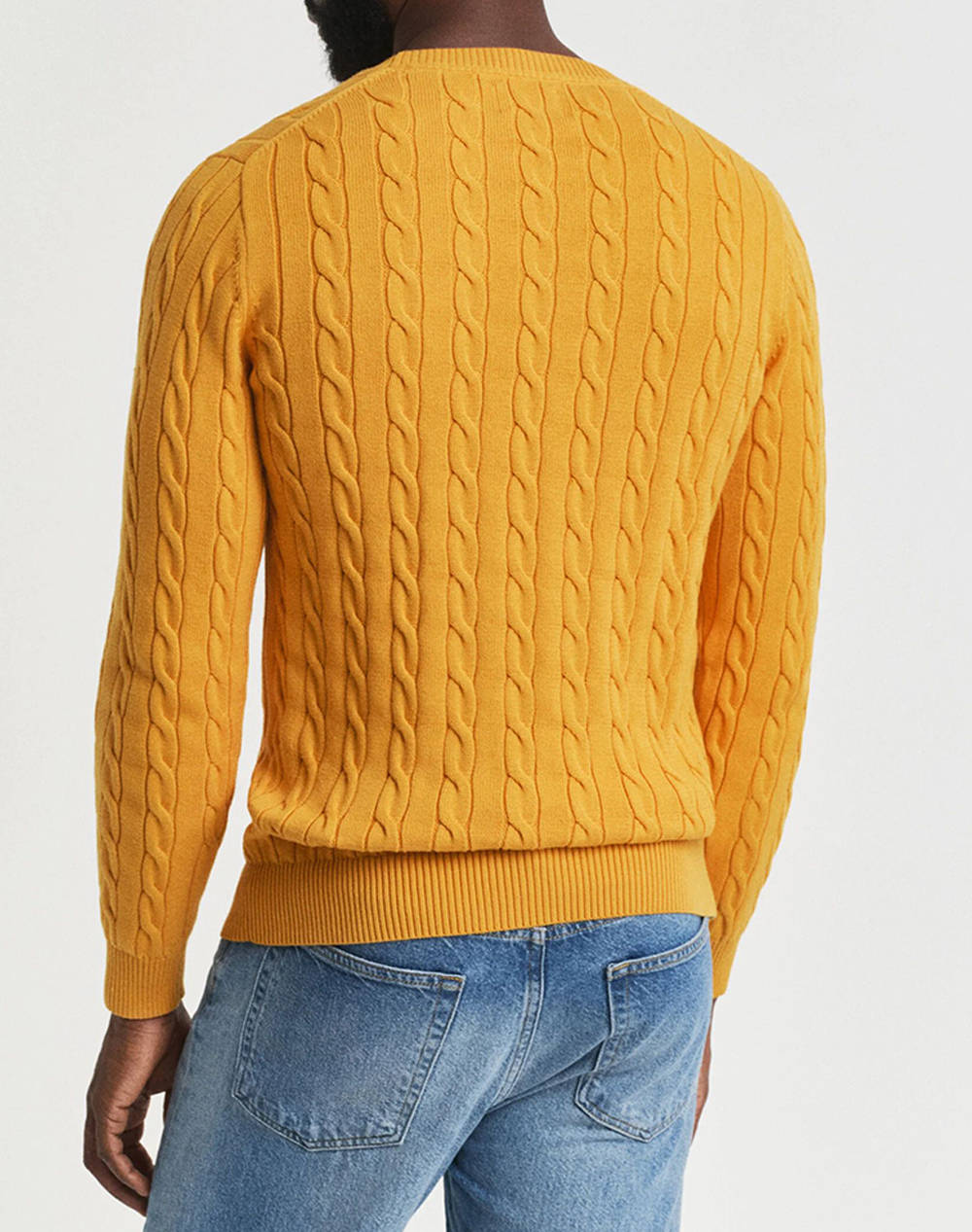 GANT ΠΟΥΛΟΒΕΡ ΜΜ COTTON CABLE C-NECK 3G8050601-751 Yellow φωτογραφία