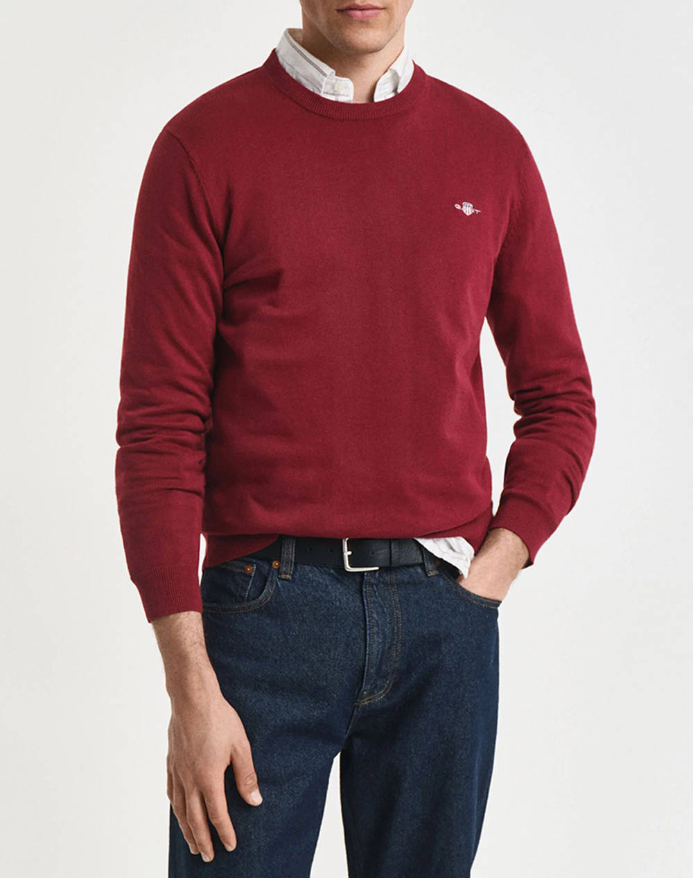 GANT ΠΟΥΛΟΒΕΡ ΜΜ CLASSIC COTTON C-NECK 3G8030561-604 Red