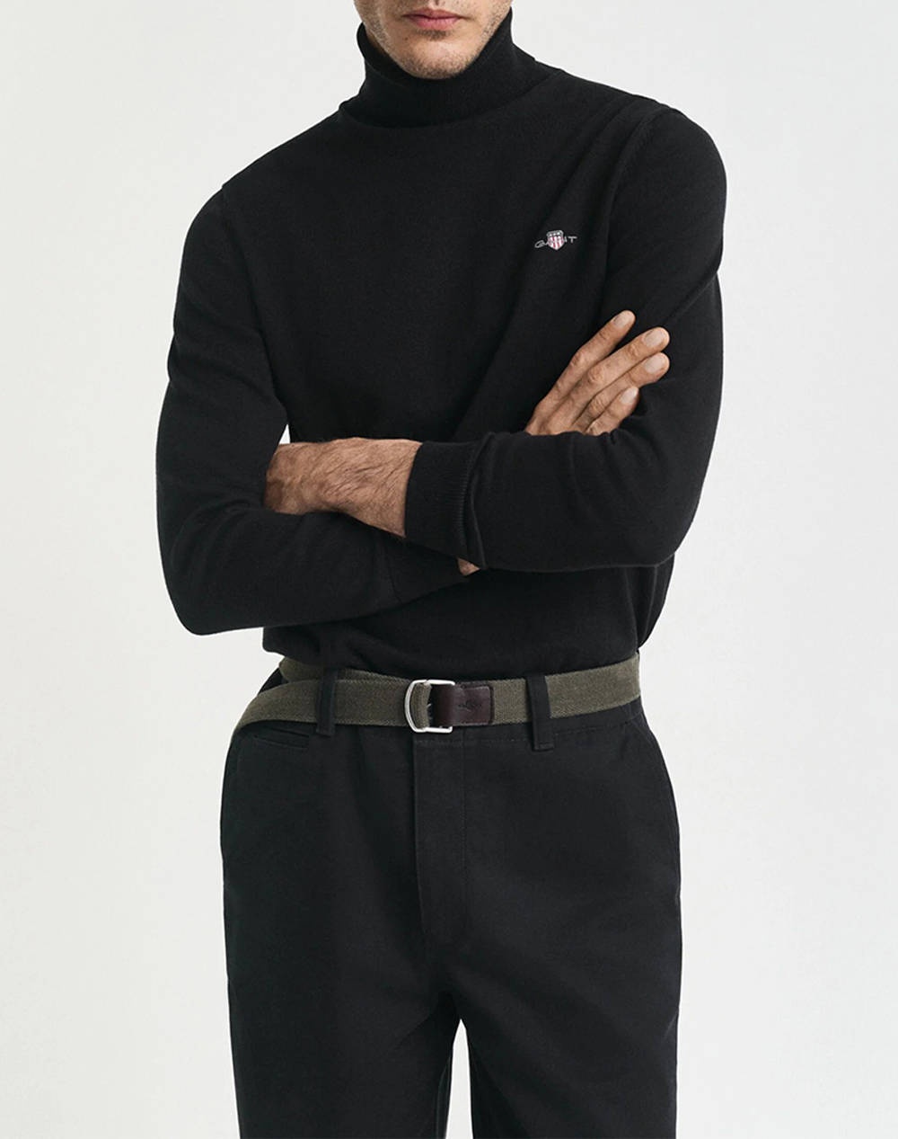 GANT ΠΟΥΛΟΒΕΡ ΜΜ CLASSIC COTTON ROLLERNECK 3G8030563-5 Black