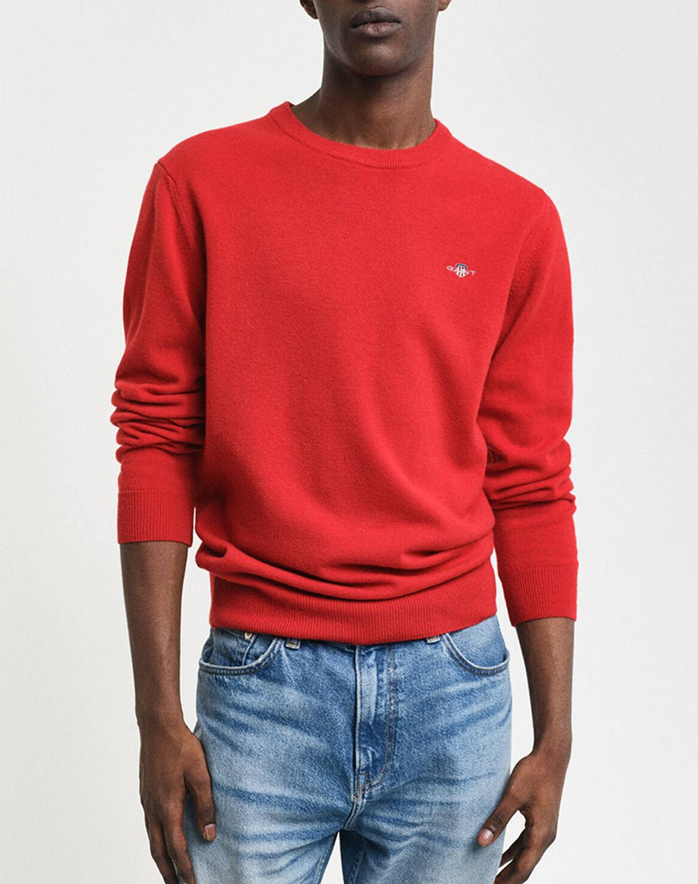 GANT ΠΟΥΛΟΒΕΡ ΜΜ SUPERFINE LAMBSWOOL C-NECK 3G87211-620 Red