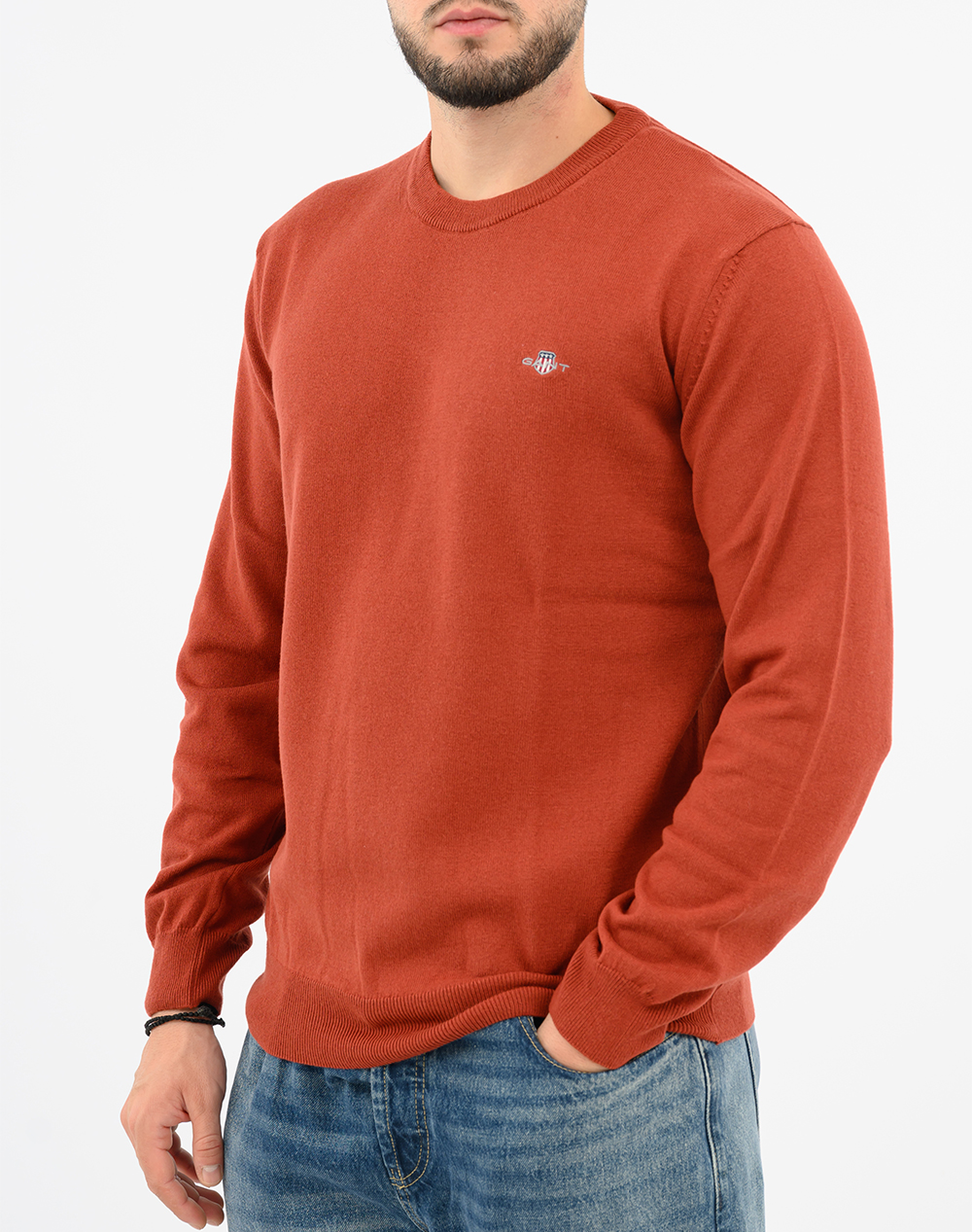 GANT ΠΟΥΛΟΒΕΡ ΜΜ CTN/WO C-NECK 3G8060068-623 DarkOrange