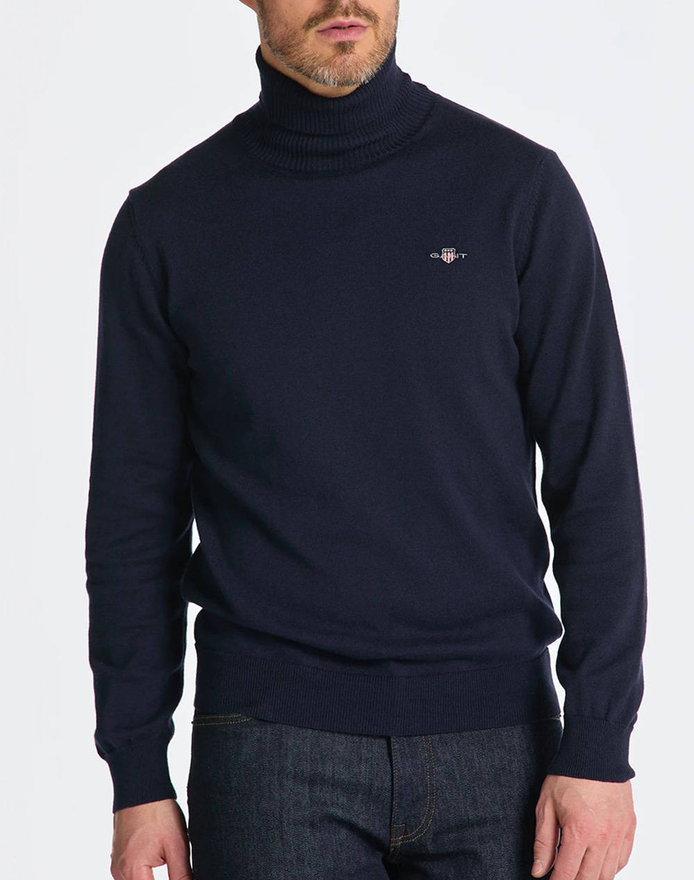 GANT ΠΟΥΛΟΒΕΡ ΜΜ CTN/WO ROLLNECK 3G8060070-433 DarkBlue