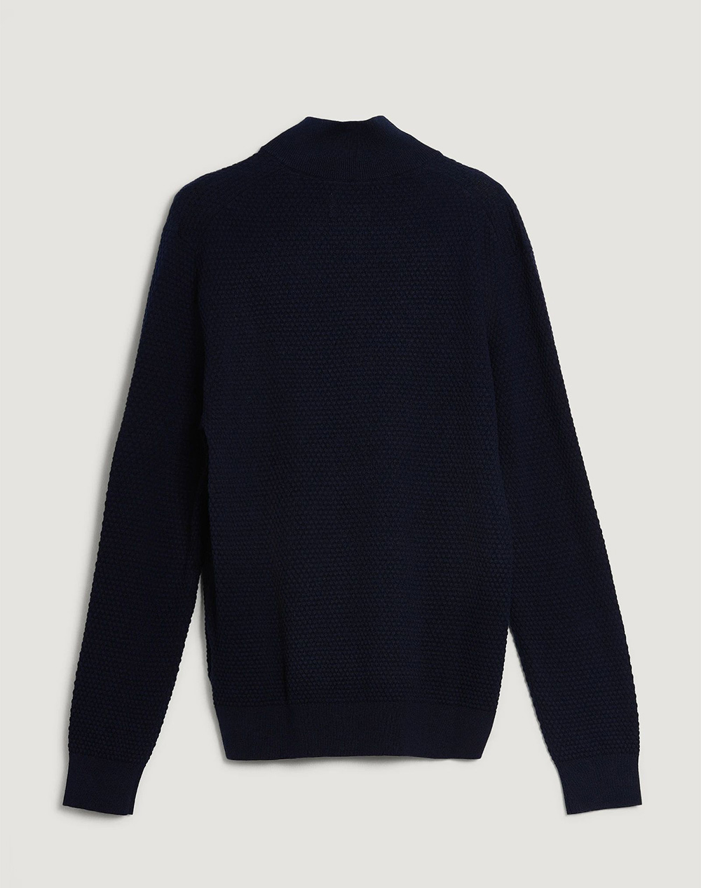 GANT ΠΟΥΛΟΒΕΡ ΜΜ TEXTURED COTTON MERINO HALF ZIP 3G8050263-433 DarkBlue φωτογραφία