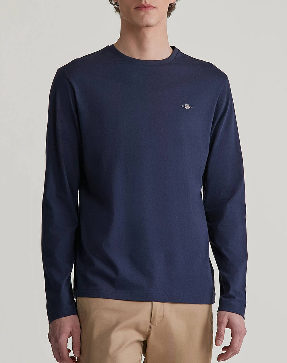 GANT ΜΠΛΟΥΖΑ ΜΜ REG SHIELD LS T-SHIRT 3G2004049-433 DarkBlue