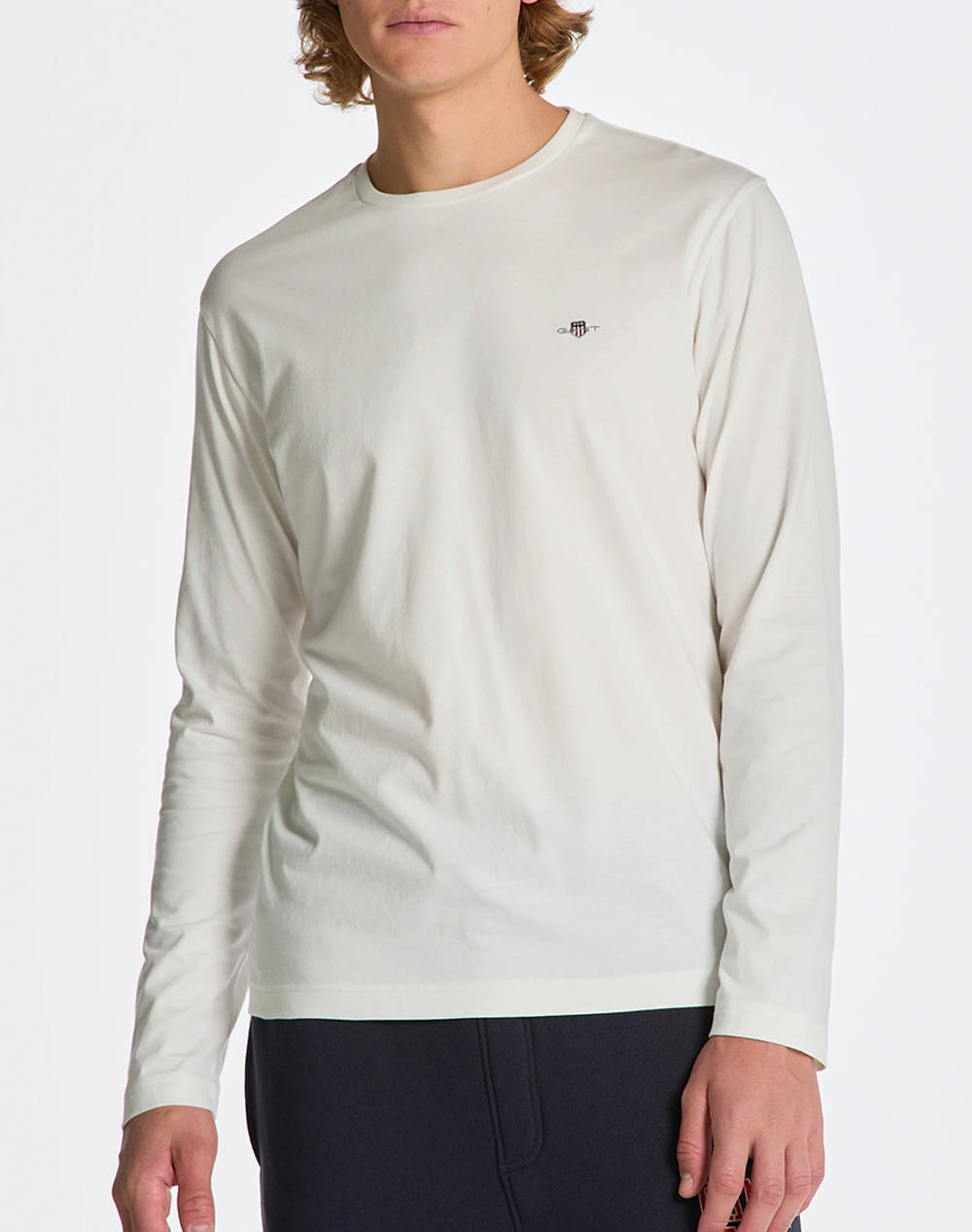 GANT ΜΠΛΟΥΖΑ ΜΜ REG SHIELD LS T-SHIRT 3G2004049-113 OffWhite
