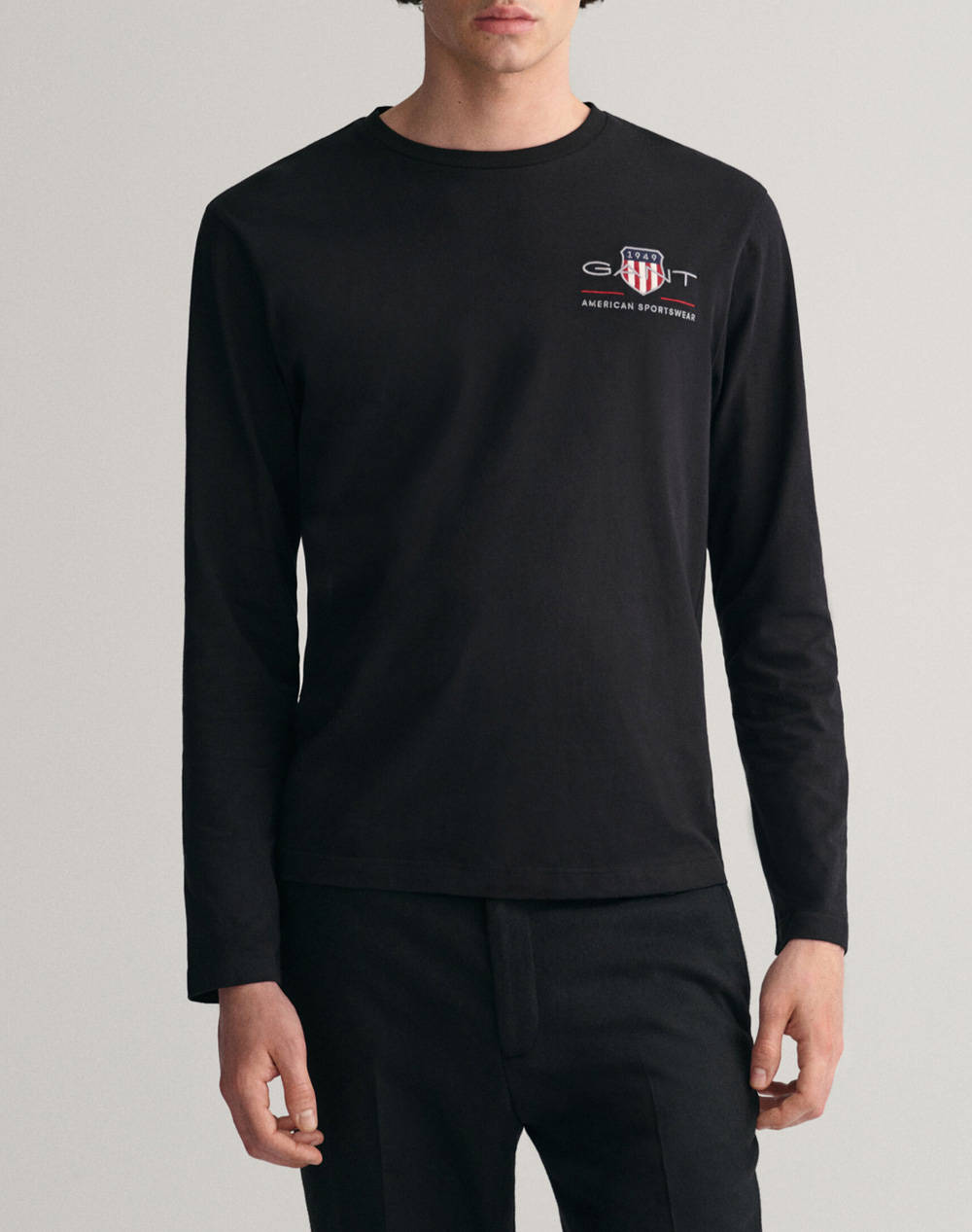 GANT ΜΠΛΟΥΖΑ ΜΜ REG MEDIUM ARCHIVE SHIELD LS T 3G2004058-5 Black