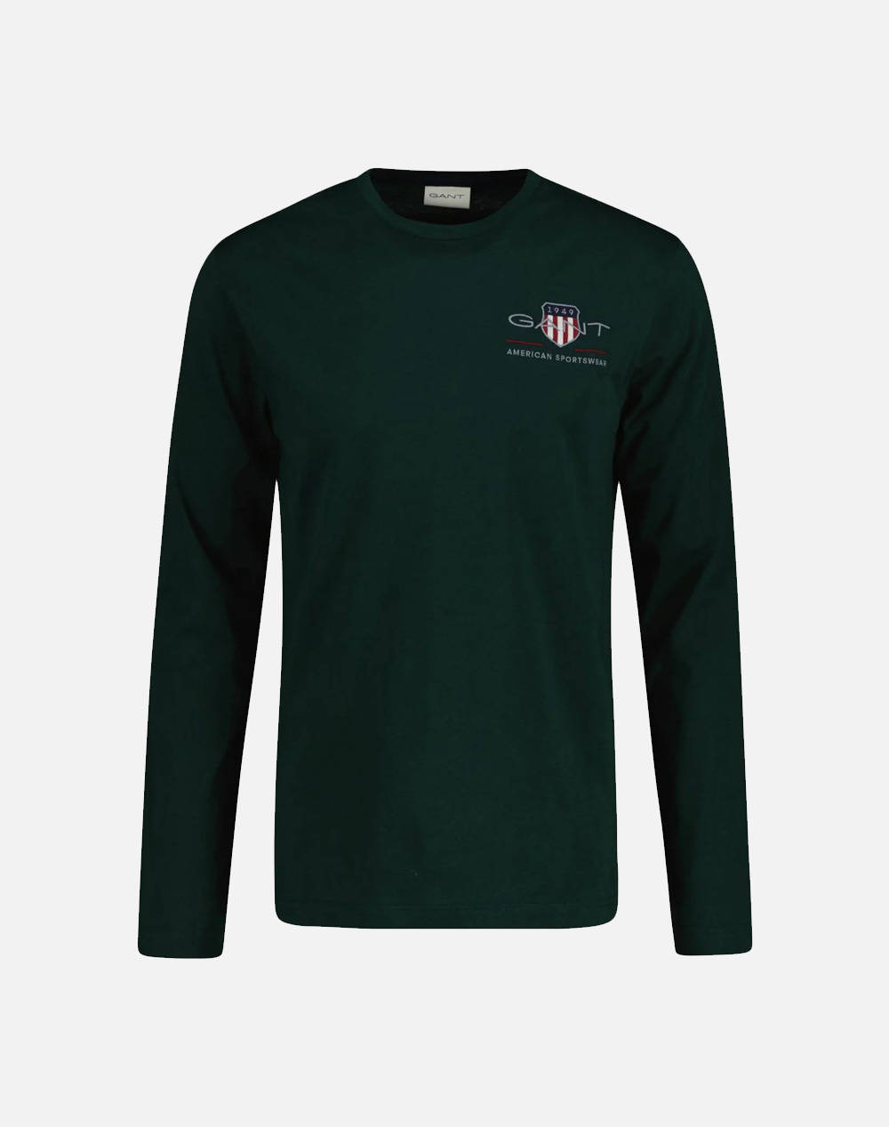 GANT ΜΠΛΟΥΖΑ ΜΜ REG MEDIUM ARCHIVE SHIELD LS T 3G2004058-374 DarkGreen