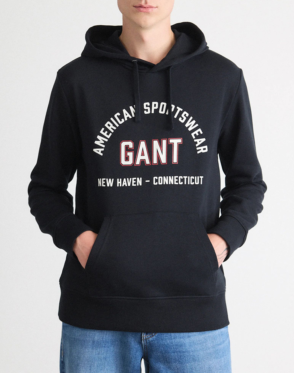 GANT ΦΟΥΤΕΡ ΜΜ PRINTED GRAPHIC HOODIE 3G2067090-5 Black