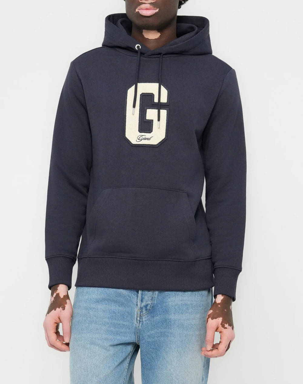 GANT ΦΟΥΤΕΡ ΜΜ G BADGE HOODIE 3G2067092-433 DarkBlue