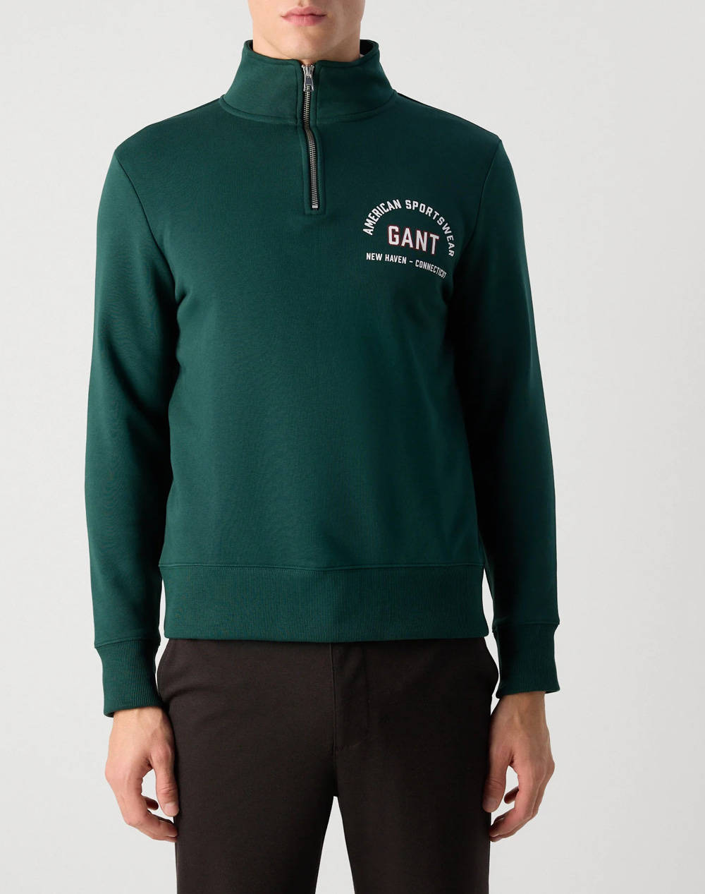 GANT ΦΟΥΤΕΡ ΜΜ PRINTED GRAPHIC HALF ZIP 3G2067091-374 DarkGreen