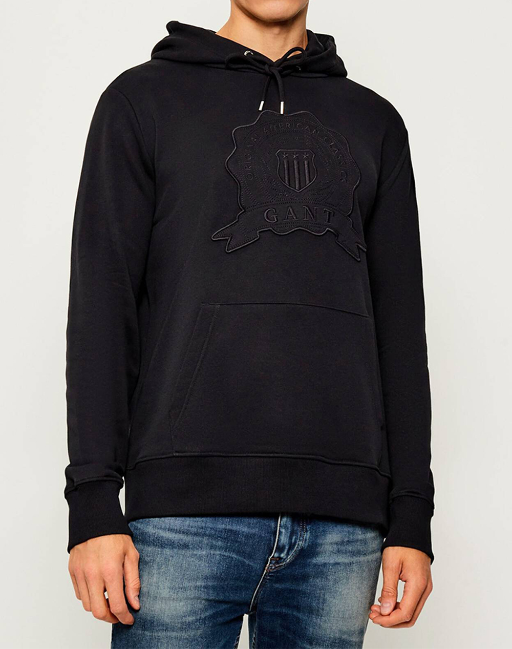 GANT ΦΟΥΤΕΡ ΜΜ EMBROIDERED BADGE HOODIE 3G2067074-5 Black