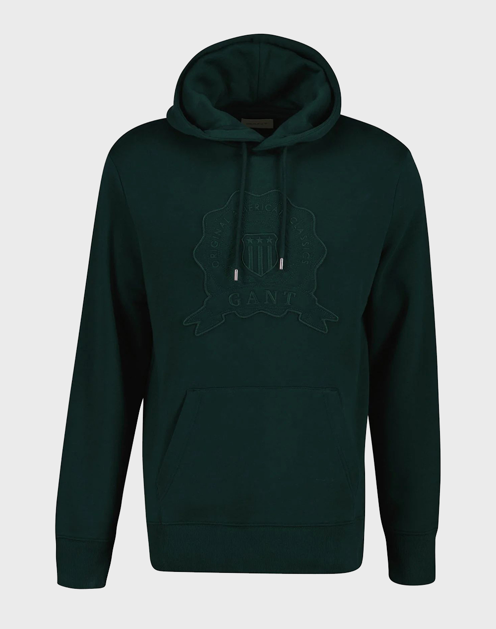 GANT ΦΟΥΤΕΡ ΜΜ EMBROIDERED BADGE HOODIE 3G2067074-374 DarkGreen