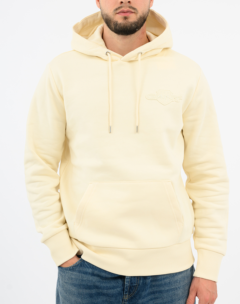 GANT ΦΟΥΤΕΡ ΜΜ REG TONAL SHIELD HOODIE 3G2067056-130 Cream φωτογραφία