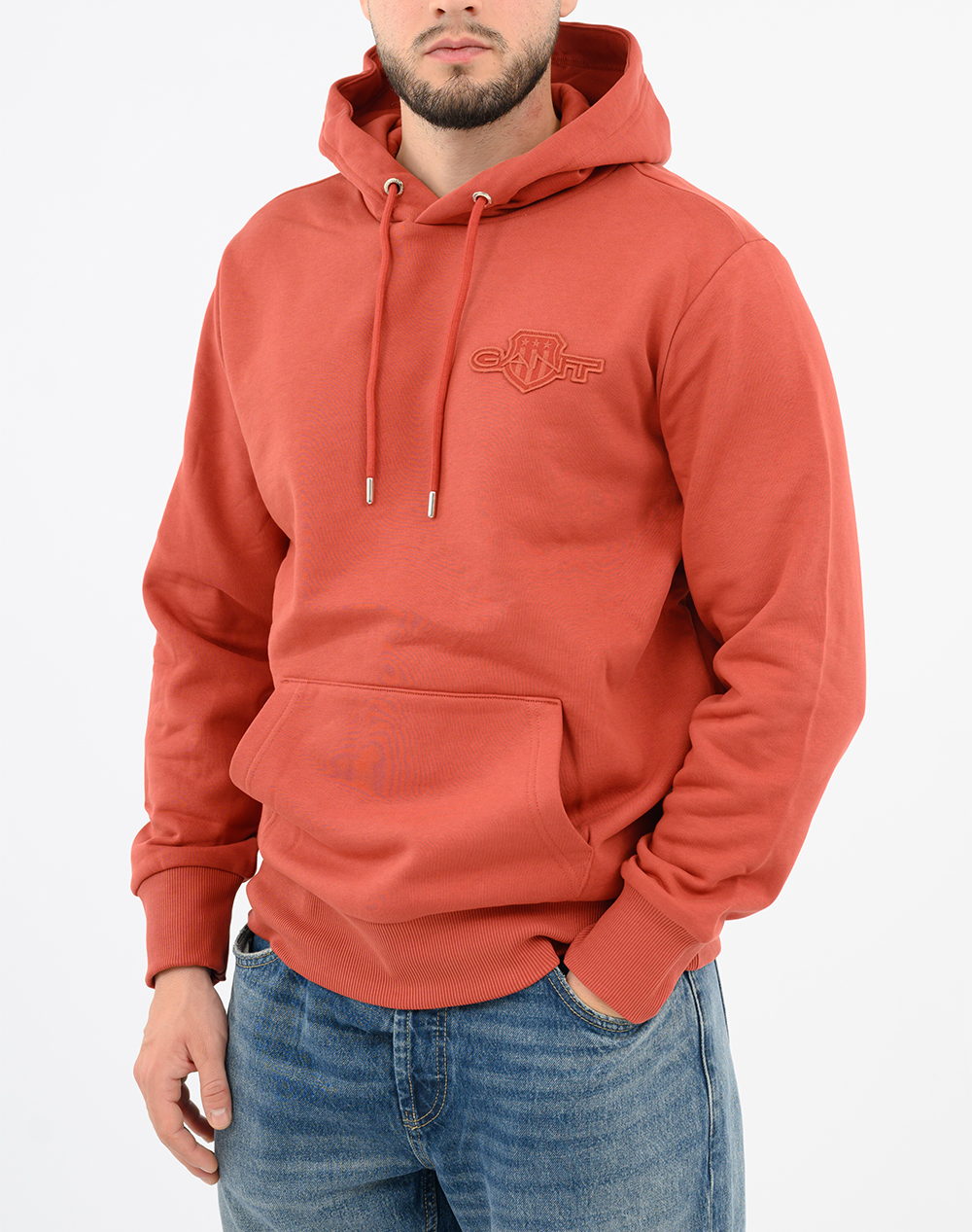 GANT ΦΟΥΤΕΡ ΜΜ REG TONAL SHIELD HOODIE 3G2067056-623 DarkOrange