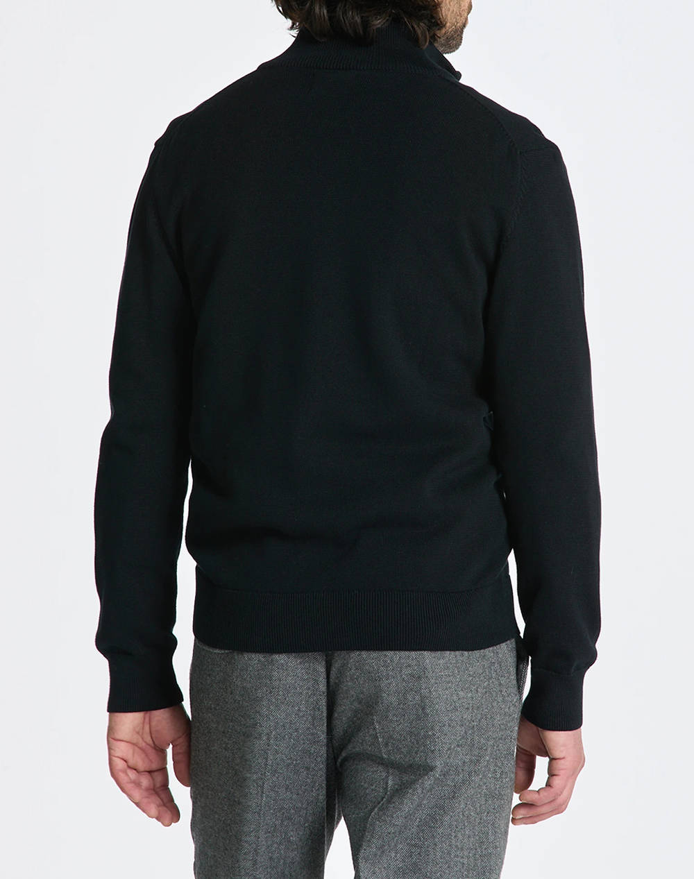 GANT ΖΑΚΕΤΑ ΠΛΕΚΤΗ CASUAL COTTON ZIP CARDIGAN 3G8030164-5 Black φωτογραφία