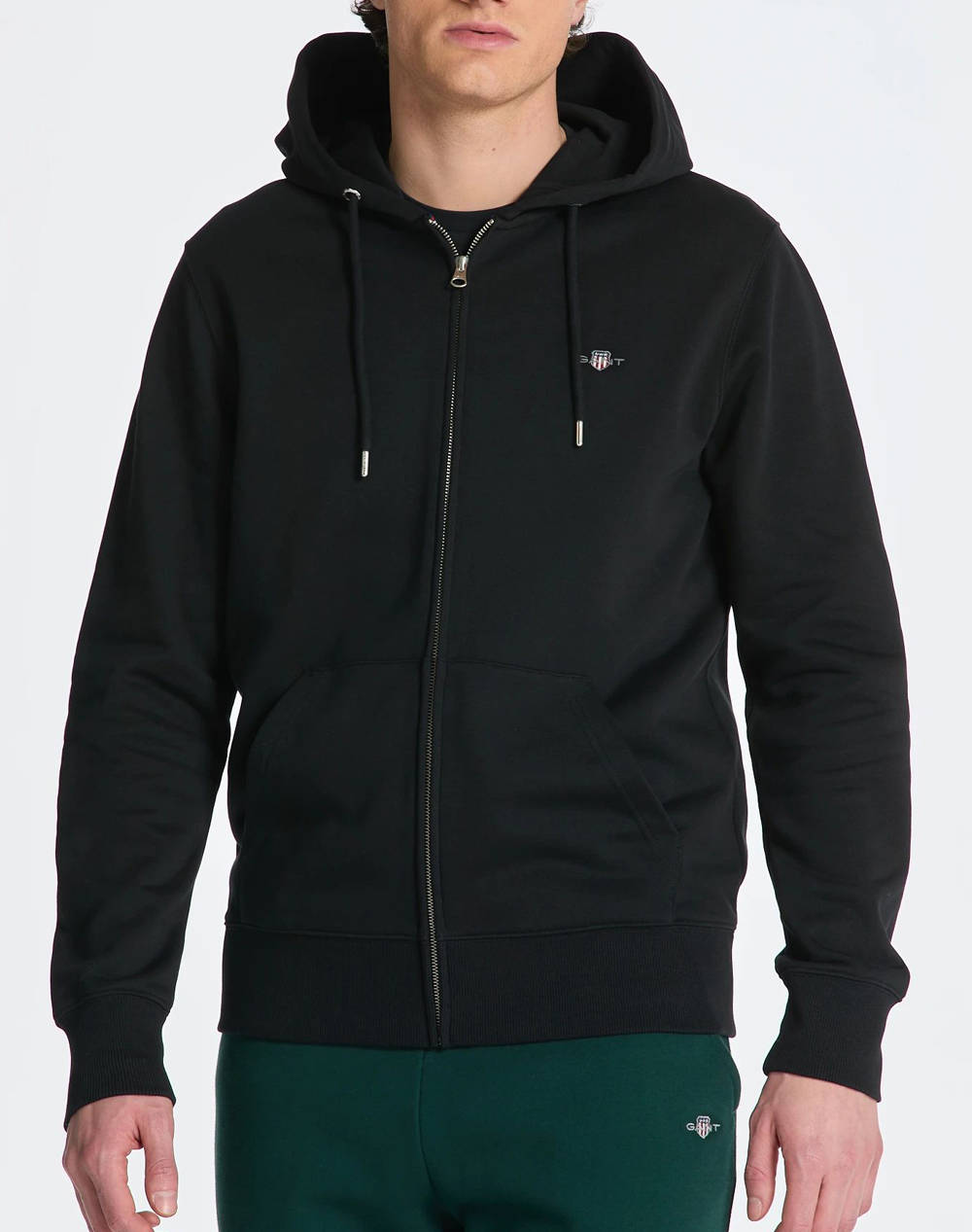 GANT ΖΑΚΕΤΑ ΦΟΥΤΕΡ REG SHIELD FULL ZIP HOODIE 3G2007059-5 Black