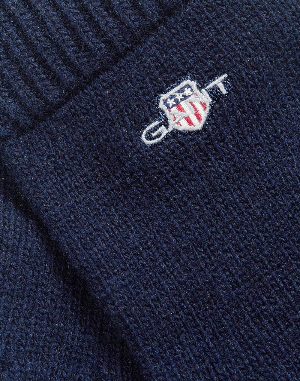 GANT ΓΑΝΤΙΑ SHIELD WOOL GLOVES 3G9930003-410 DarkBlue φωτογραφία