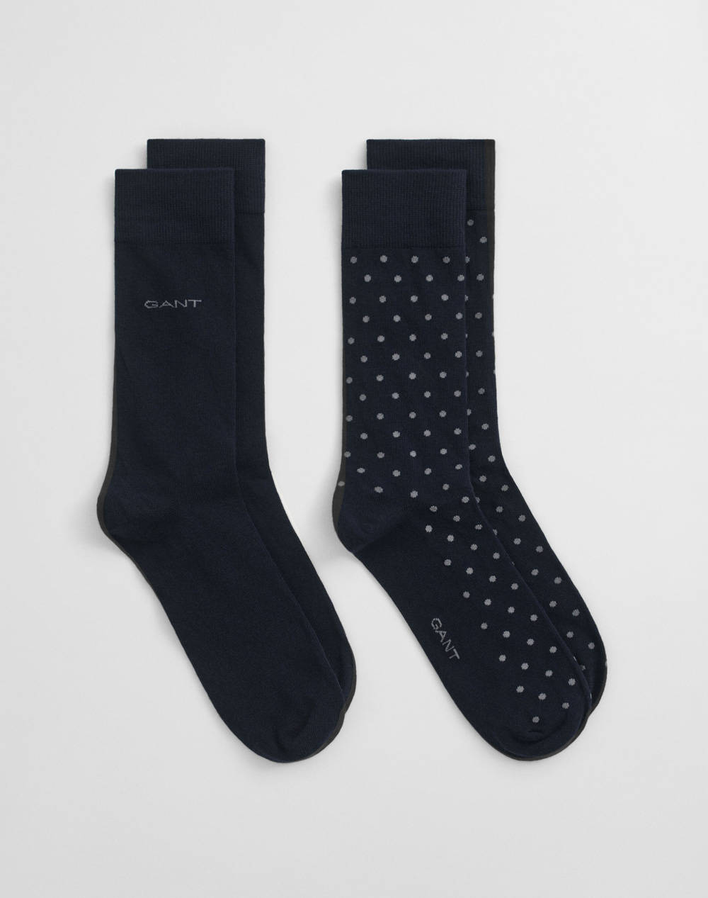 GANT ΚΑΛΤΣΕΣ ΣΕΤ 2 ΤΕΜ DOT AND SOLID SOCKS 2-PACK 3G9960260-405 NavyBlue