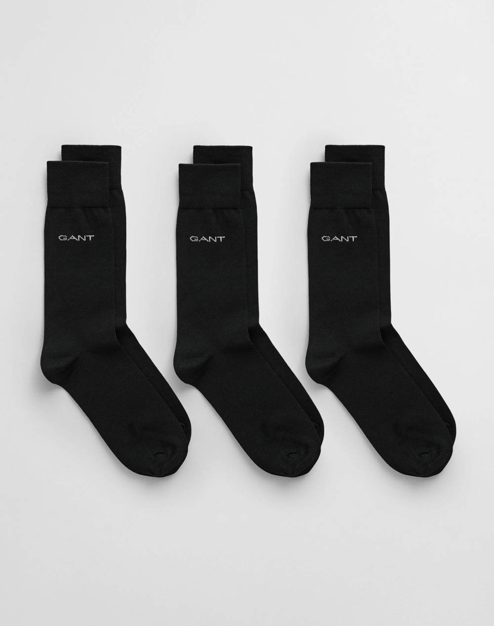 GANT GANT ΚΑΛΤΣΕΣ ΣΕΤ 3 ΤΕΜ MERCERIZED COTTON SOCKS 3-PACK 3G9960263-5 Black