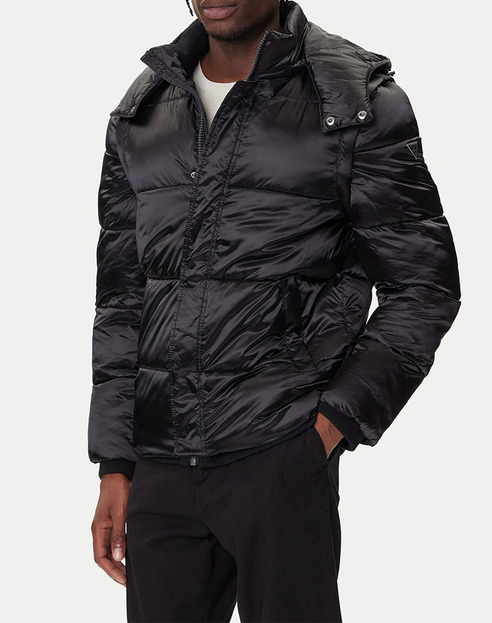 Ανδρικά μπουφάν & ανδρικά παλτό guess σε μαυρο