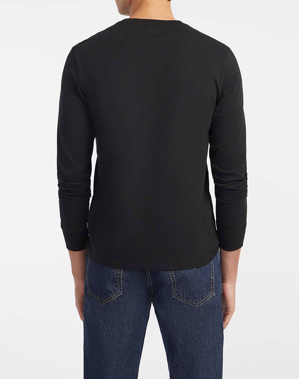 GUESS JEANS GJ LS CN SLIM AMERICAN TR TEE ΜΠΛΟΥΖΑ ΑΝΔΡΙΚΟ M4YI54K8HM0-JBLK Black φωτογραφία