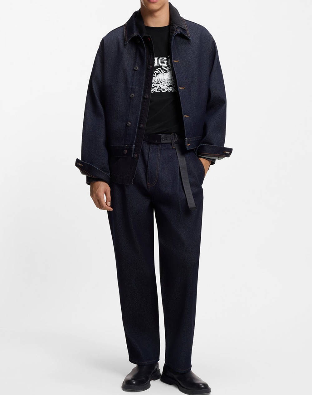 HUGO Diwom 10258299 01 50548565-001 Black φωτογραφία