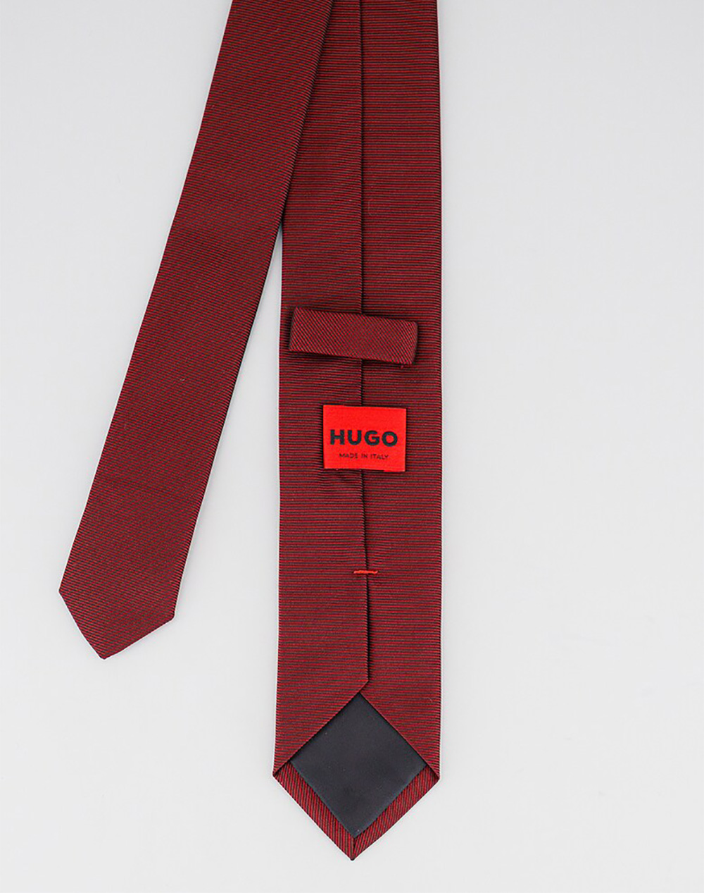 HUGO Tie cm 6 10262219 01 50520644-602 DarkRed φωτογραφία