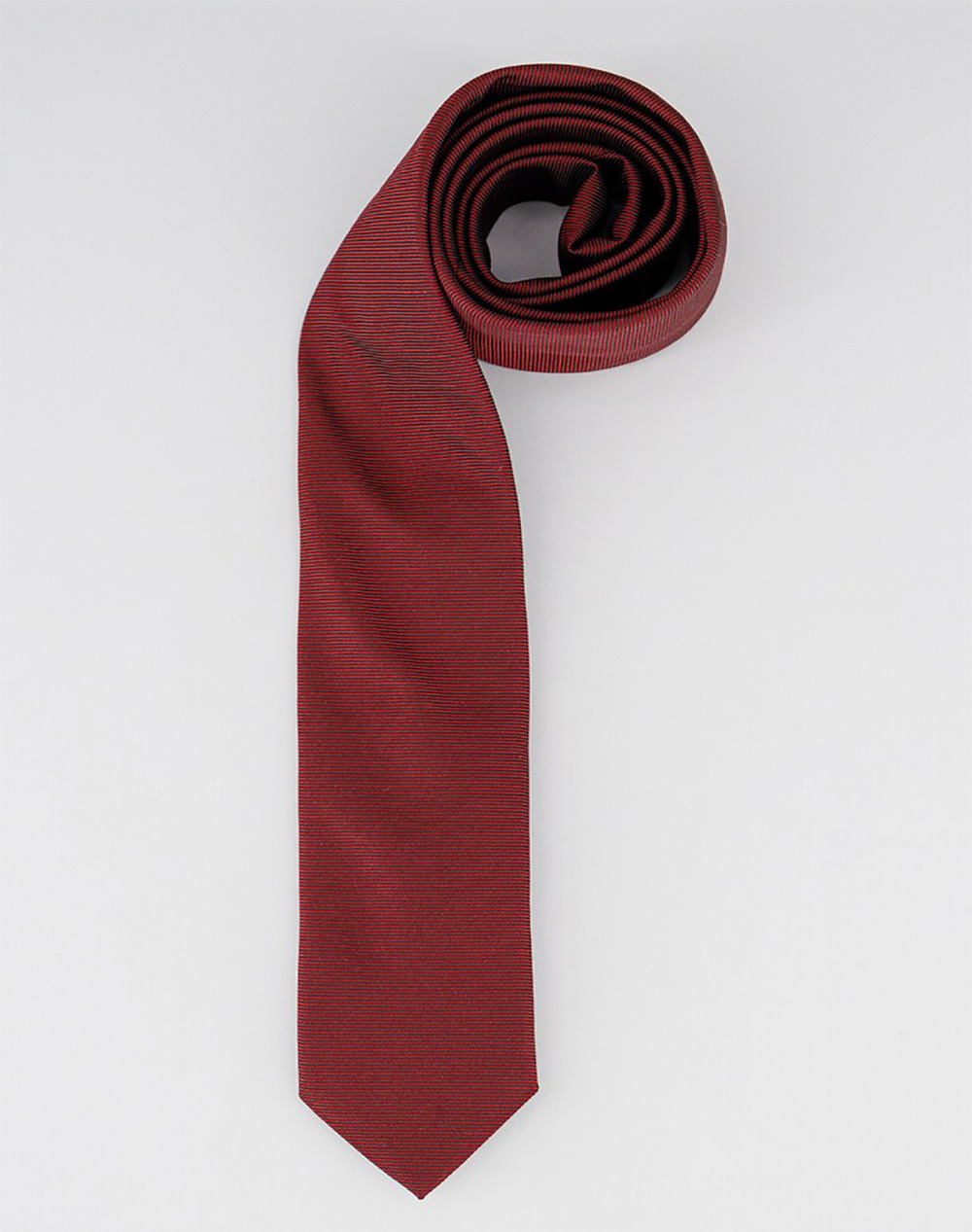 HUGO Tie cm 6 10262219 01 50520644-602 DarkRed φωτογραφία