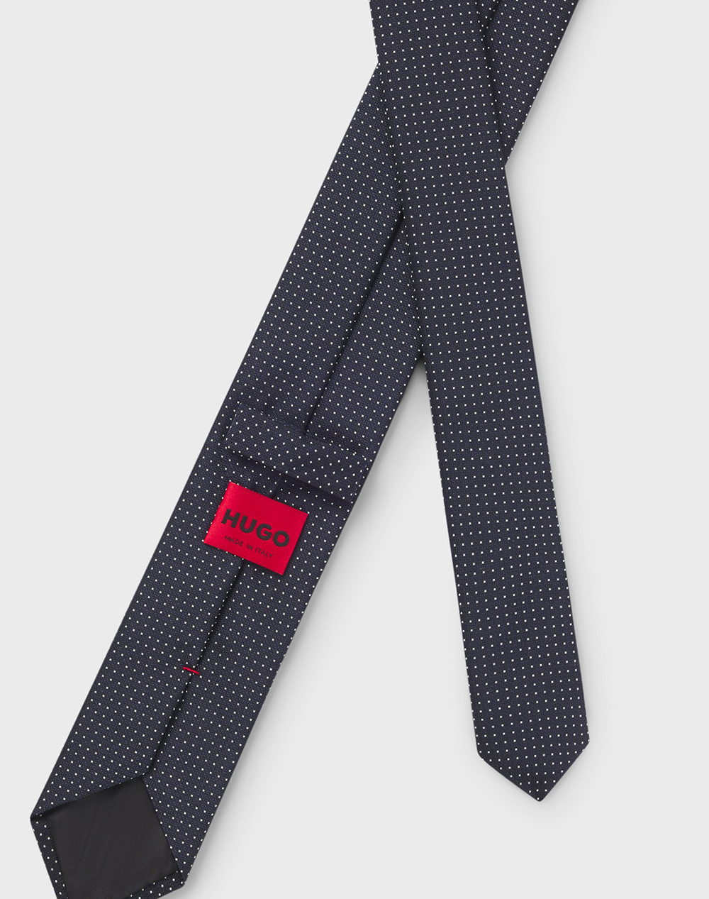 HUGO Tie cm 6 10275605 01 50551721-418 DarkBlue φωτογραφία