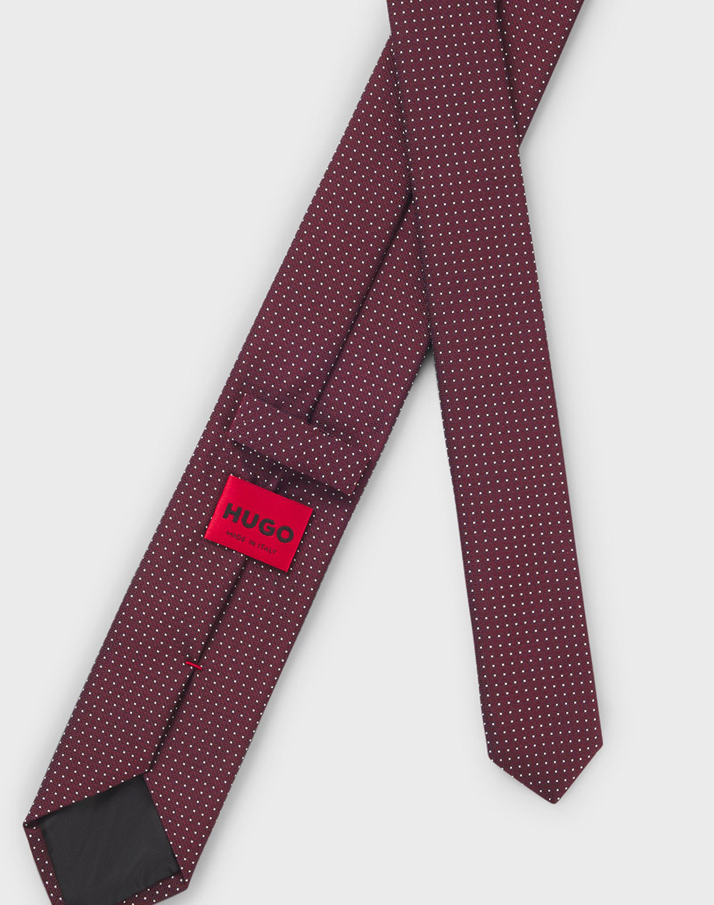 HUGO Tie cm 6 10275605 01 50551721-602 DarkRed φωτογραφία