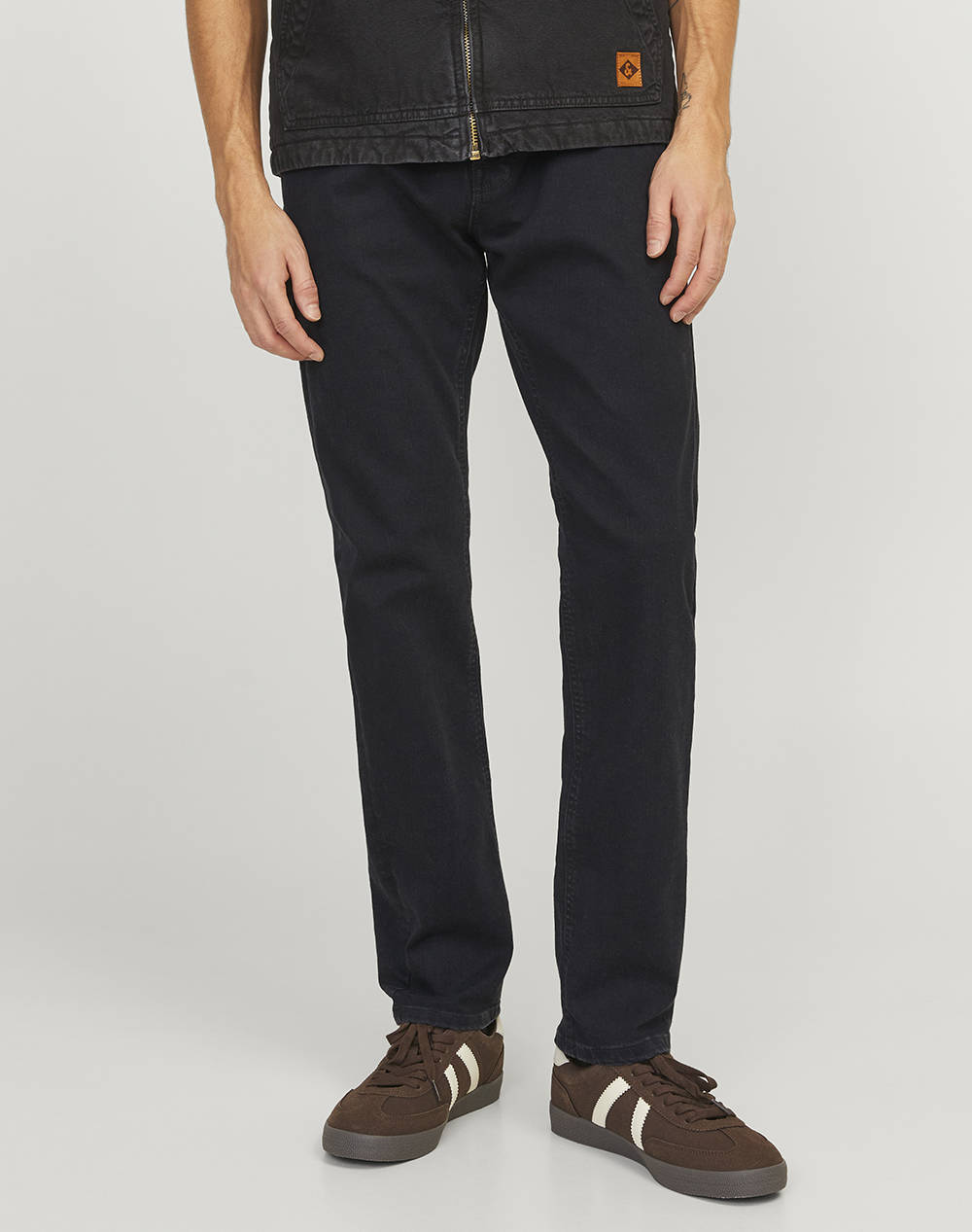 JACK&JONES JJIMIKE JJORIGINAL SQ 356 12246951-Black Denim DenimBlack