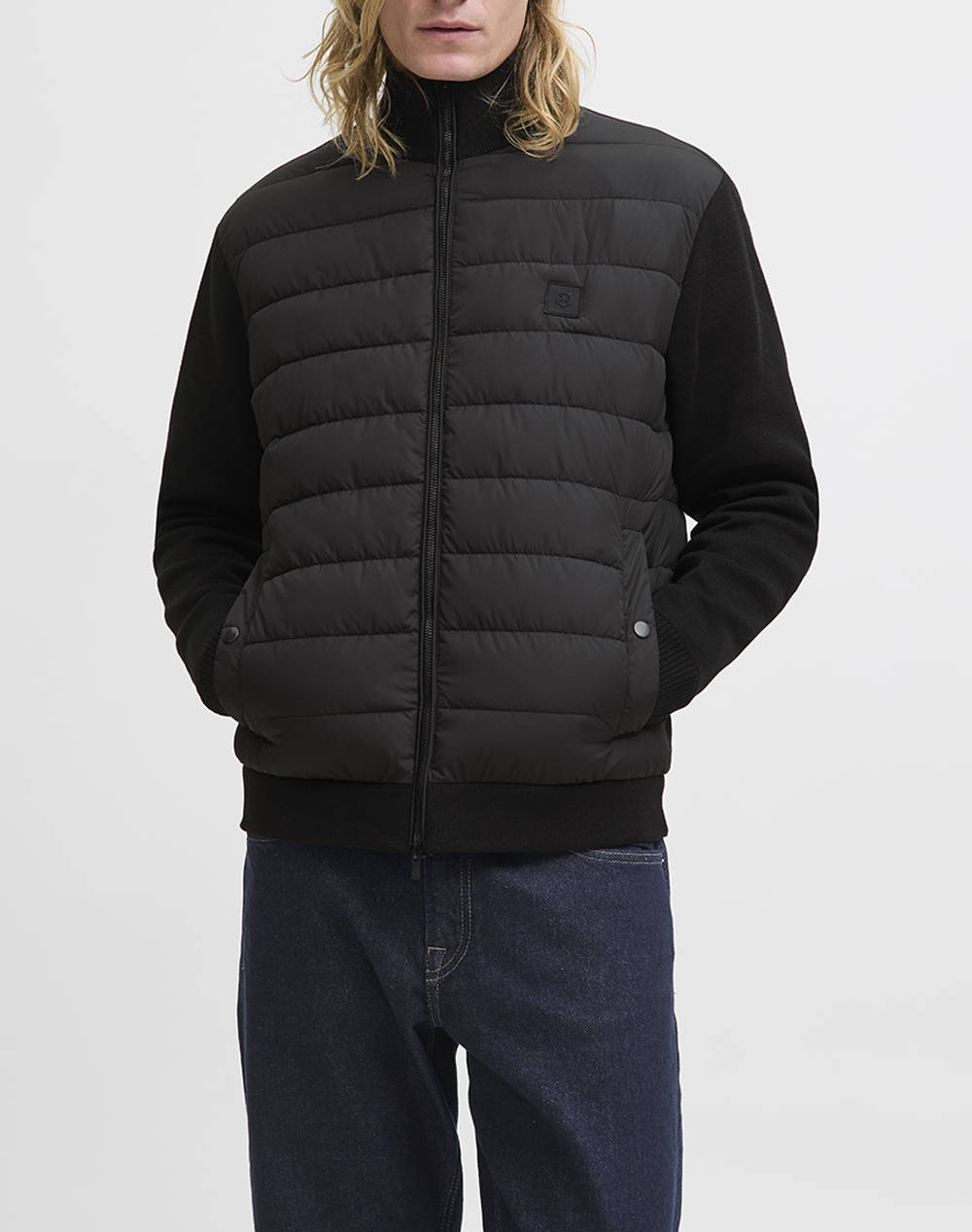 JACK&JONES JPRBLAHUDSON HYBRID JACKET 12281340-BLACK Black