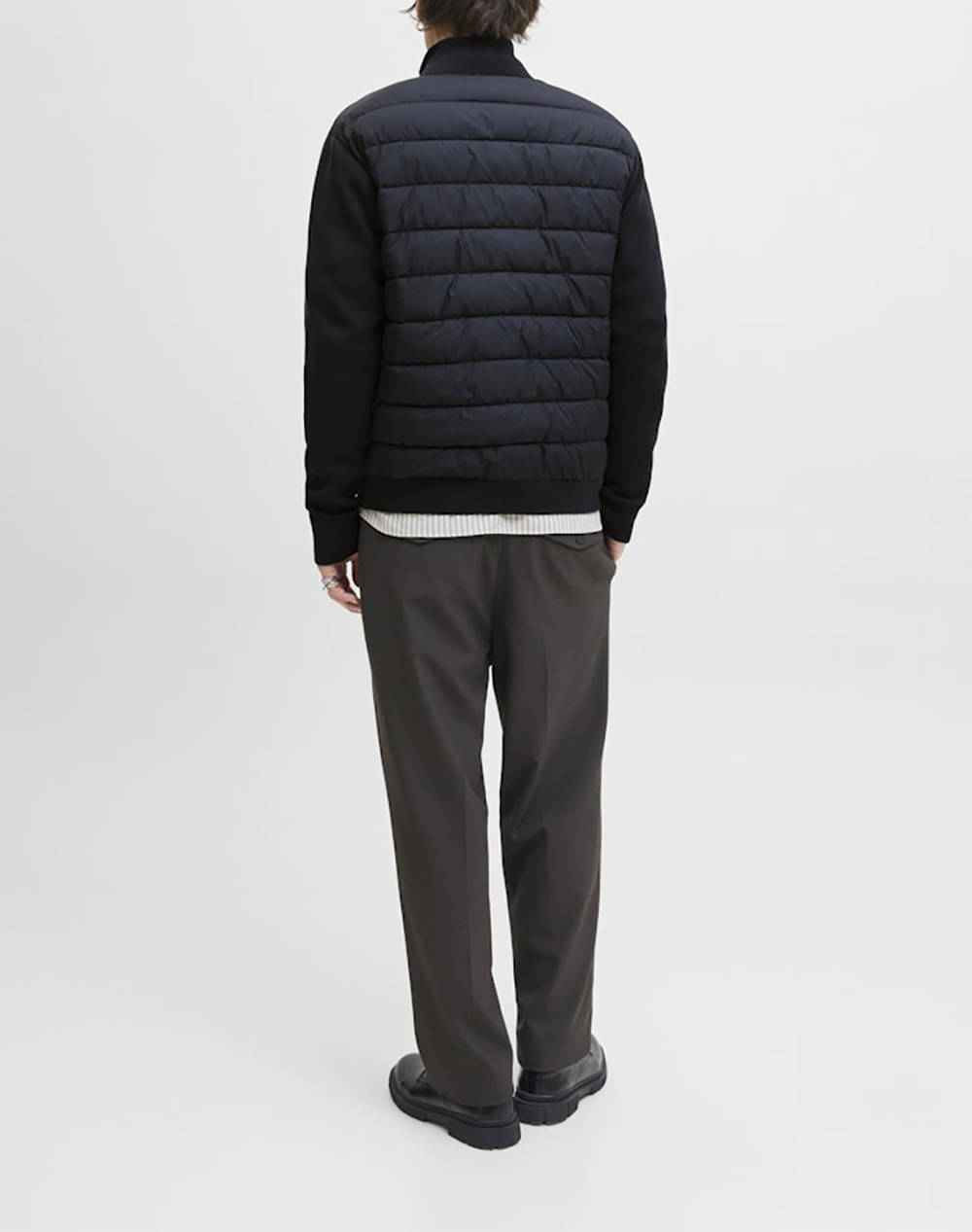 JACK&JONES JPRBLAHUDSON HYBRID JACKET 12281340-Dark Navy NavyBlue φωτογραφία